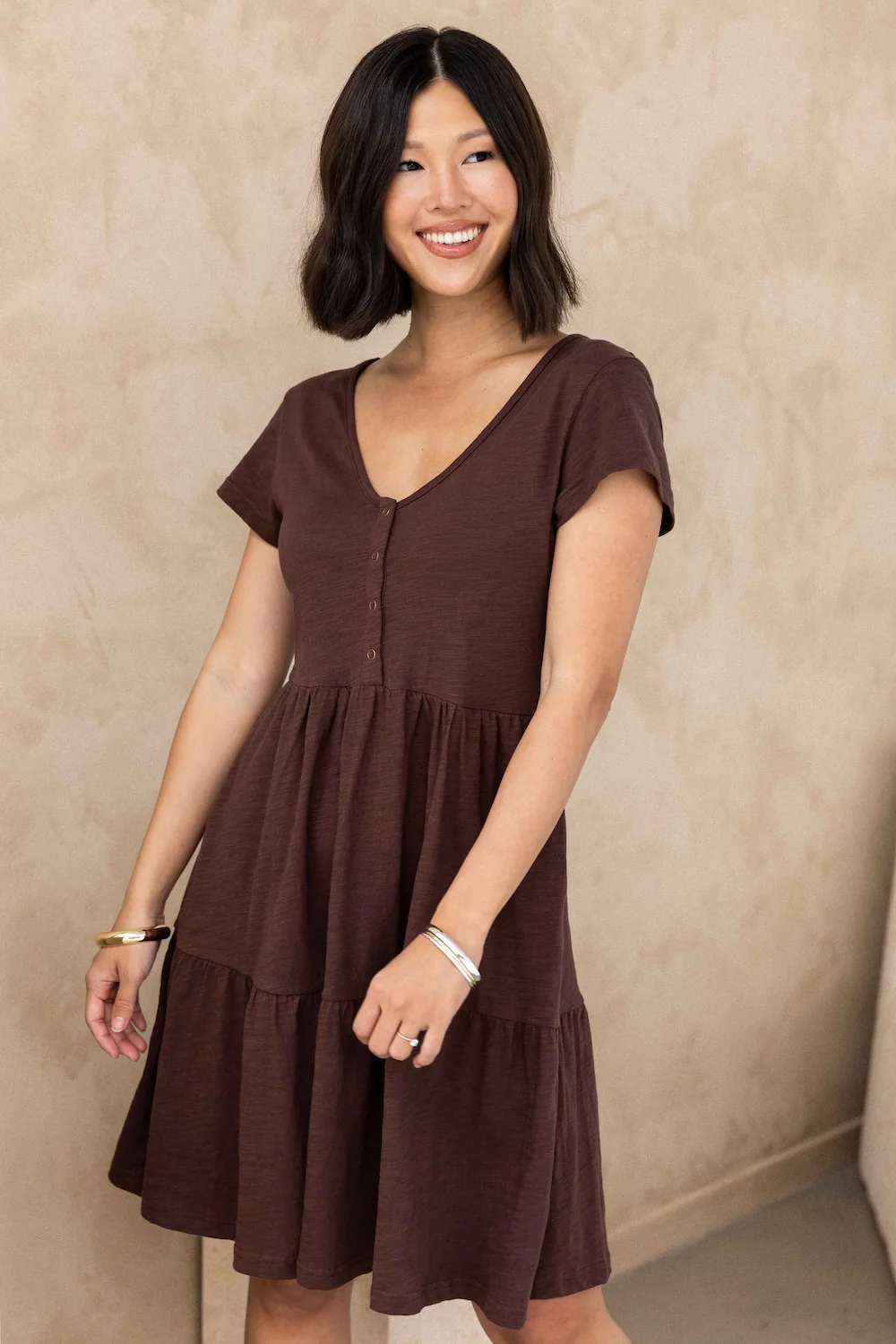 Clover Dress - Chocolate - Image 7