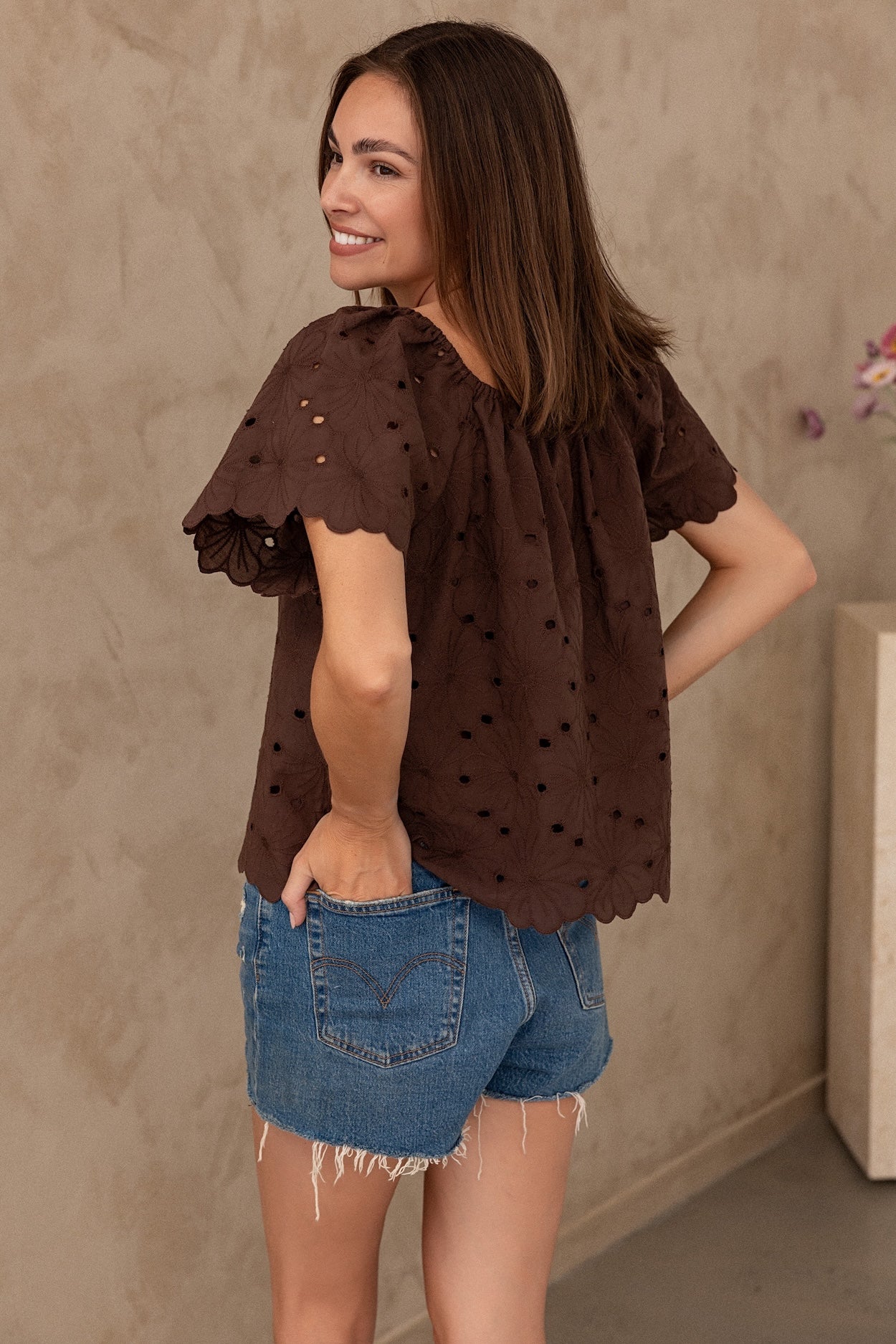 Shae Top - Cocoa - Image 2