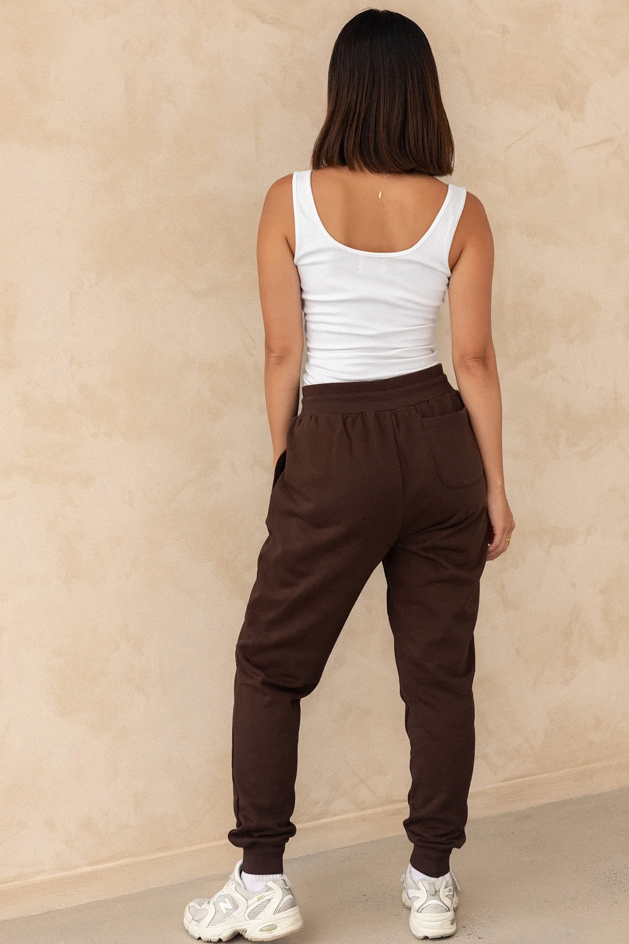 Tapered Trackies - Cocoa - Image 7